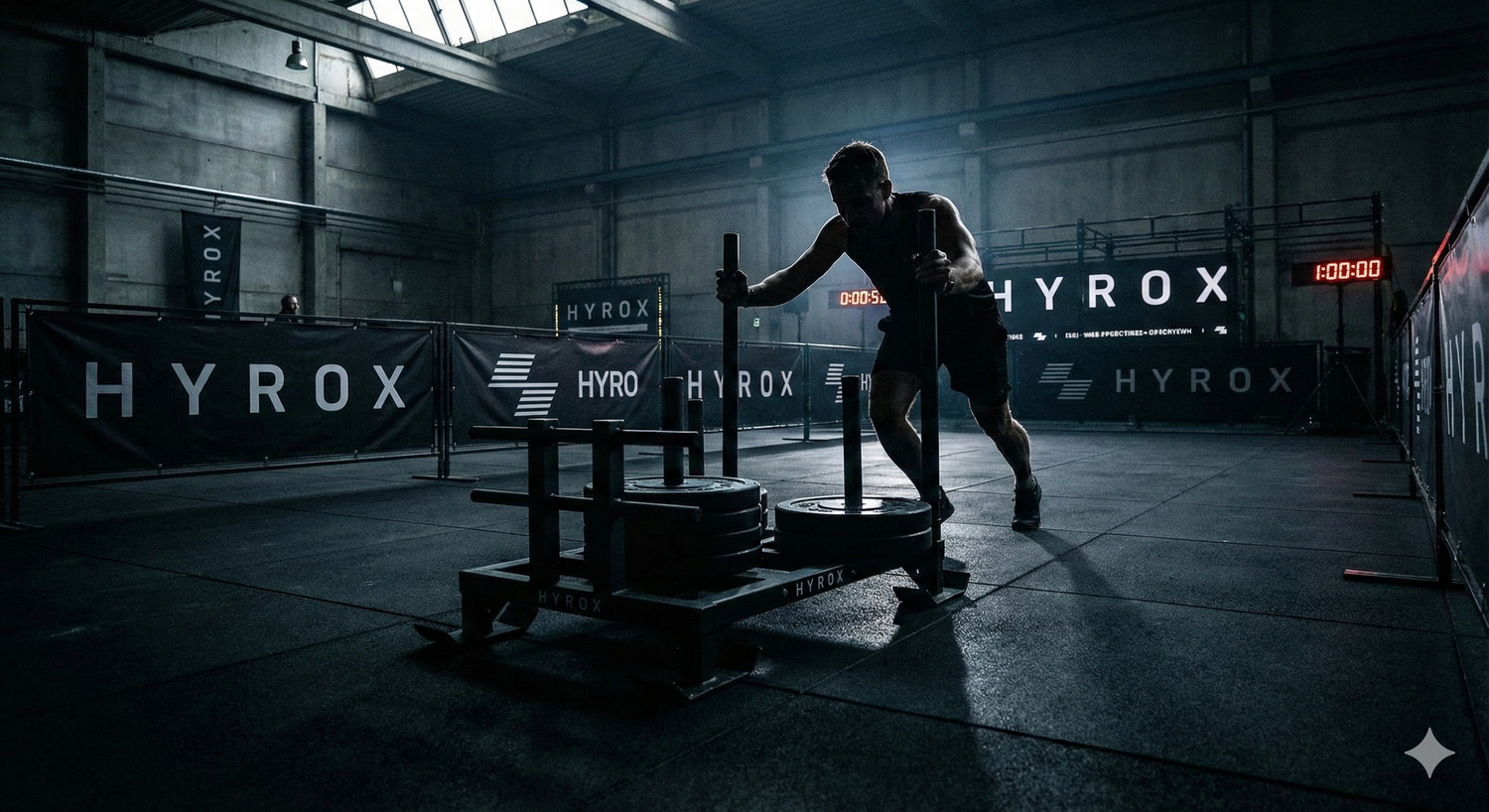 Sled push Hyrox en location pour compétition
